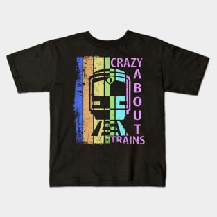 train railwayman trains driver Kids T-Shirt